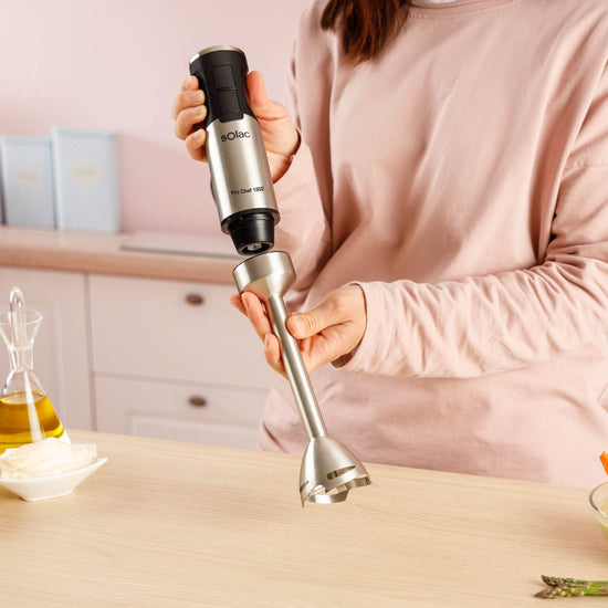 Solac Pro Chef 1502 Nedsænkning blender 1500 W Sort, Rustfrit stål