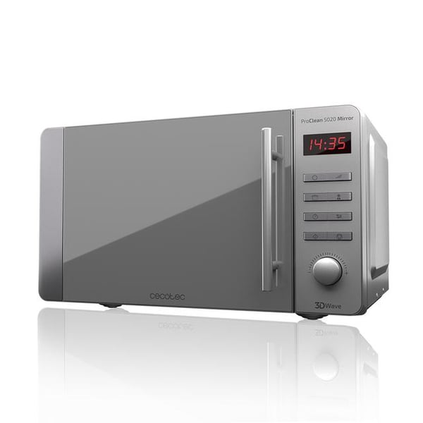 Miniatyrbild 7 av 7: Cecotec 01532 mikrovågsugn Silver Enbart mikrovågsugn Bänkdiskmaskin 20 l 700 W