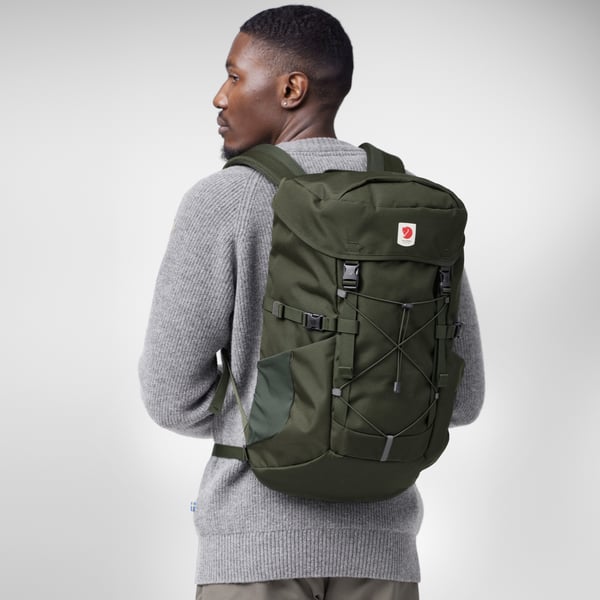 Fjällräven Skule Top 26 rygsæk Rejserygsæk Grøn Oxford, Genanvendt polyester