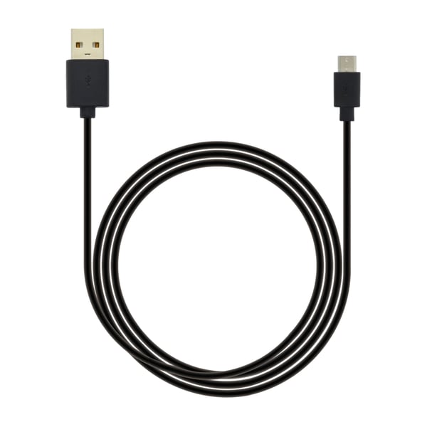 Miniatyrbillede 1 af 5: Grab ‘n Go GNG-120 USB-kabel 2 m Micro-USB B USB A Sort