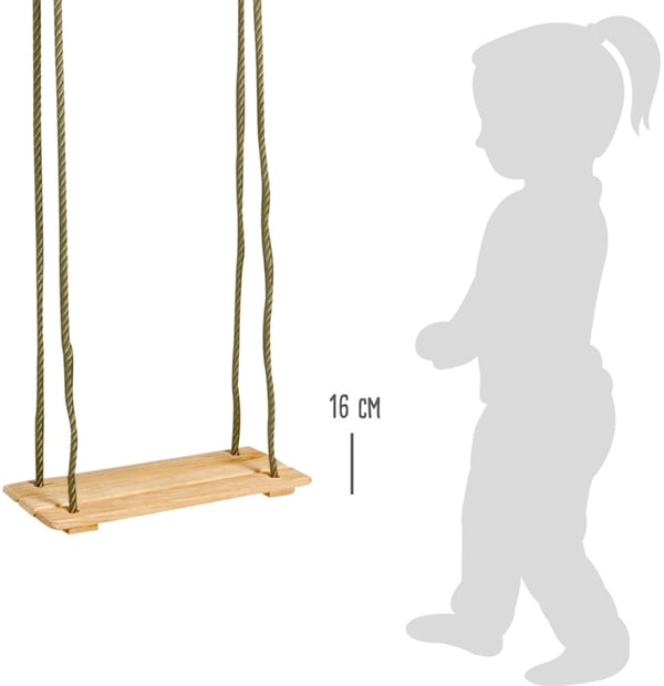 Small foot 1047 terrassegynge Træ 100 kg 3 År