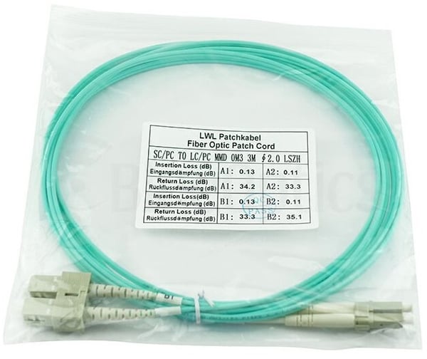 Miniatyrbillede 5 af 8: BlueOptics 055702K512000005M-BO InfiniBand og fiberoptisk kabel 5 m 2x LC 2x SC LC/APC Grøn