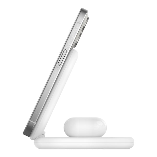Belkin BoostCharge Hovedtelefoner, Smartphone Hvid USB Trådløs opladning Hurtig opladning Indendørs