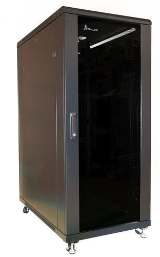 Miniatyrbillede 2 af 7: Extralink EX.11366 stativ 27U Fritstående reol Sort