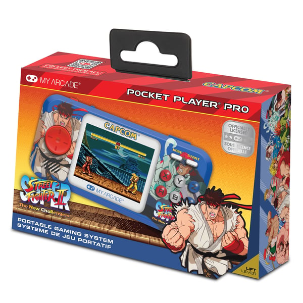 My Arcade Super Street Fighter II Pocket Player Pro bærbar spilkonsol 6,98 cm (2.75") Flerfarvet