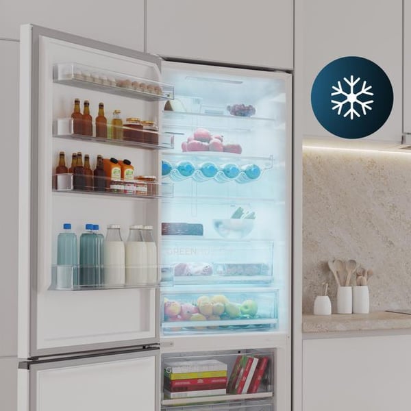 Miniatyrbild 5 av 11: Cecotec A01_EU01_109127 kombinerad kyl/frys Fristående 456 l Vit