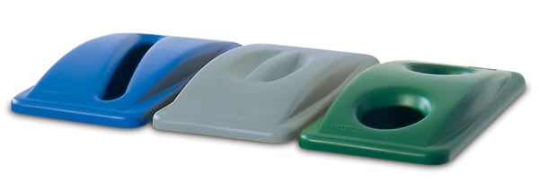 Rubbermaid Slim Jim 2688-88 papirkurv tilbehør Grå Låg