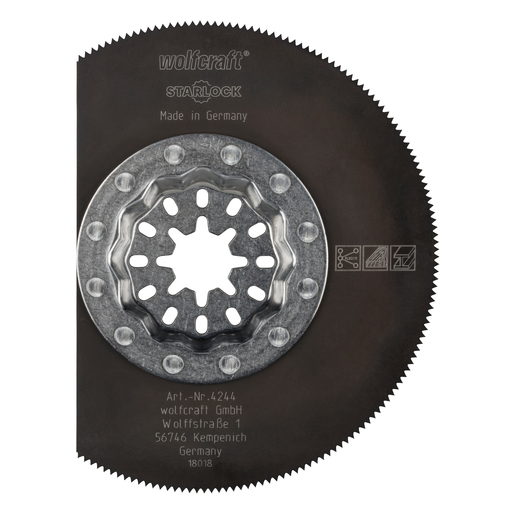 wolfcraft GmbH 4244000 stiksav, rullesav & sabelsavklinge Høj-hastighed stål (HSS) 1 stk