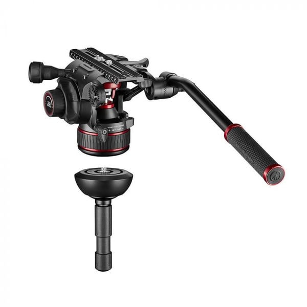 Manfrotto Nitrotech 612 Carbon stativhoved Sort Aluminium, Kulfiber, Kulfiber 1/4, 3/8" Væske