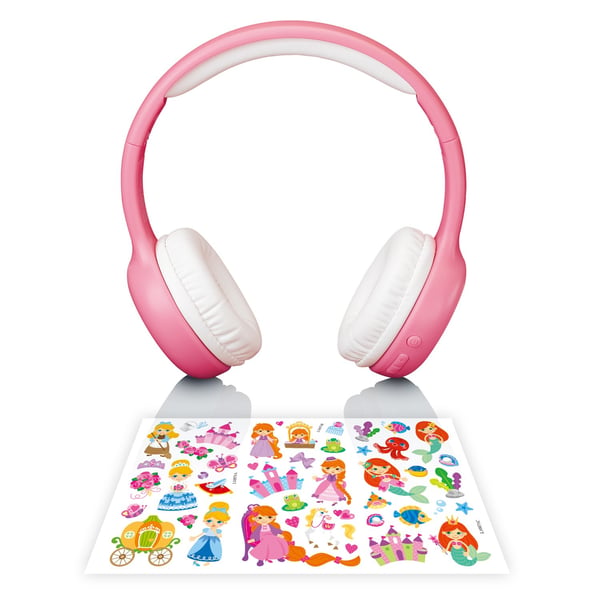 Lenco HPB-110PK Headset Kabel & trådløs Micro-USB Bluetooth Lyserød