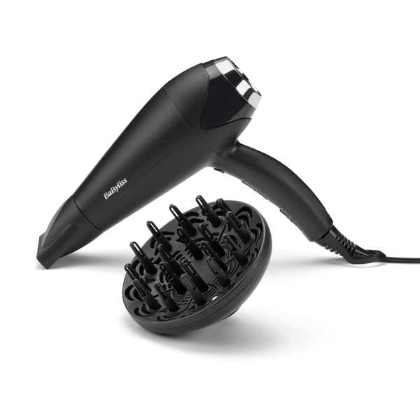 BaByliss D572DE hårtørrer 2200 W Sort