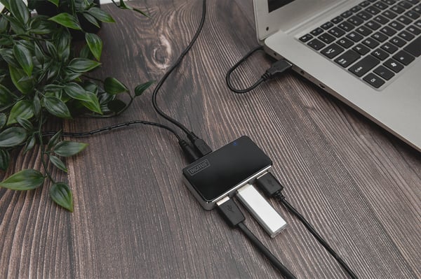 Pikkukuva 3 / 6: DIGITUS USB 2.0 -HUBI, 4 porttia