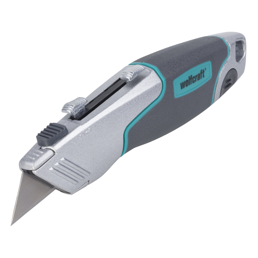 Miniatyrbild 1 av 13: wolfcraft GmbH 4200000 mattknivar Blå, Grå, Metallisk Rakbladskniv