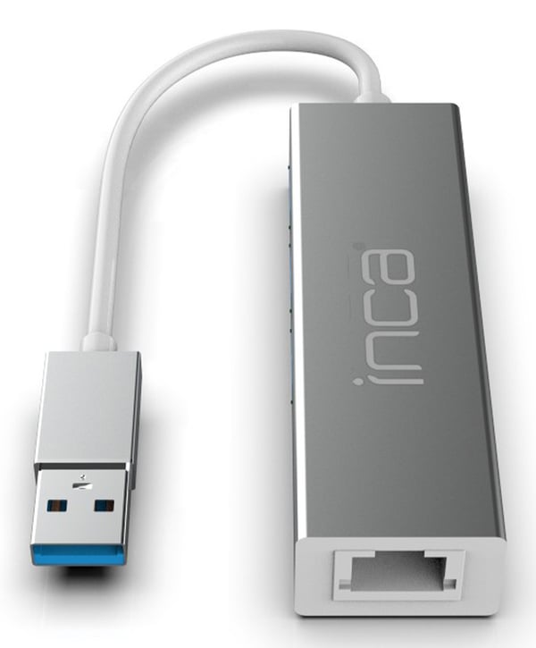 Inca IUSB-03TX keskitin USB 2.0 Type-A Hopea