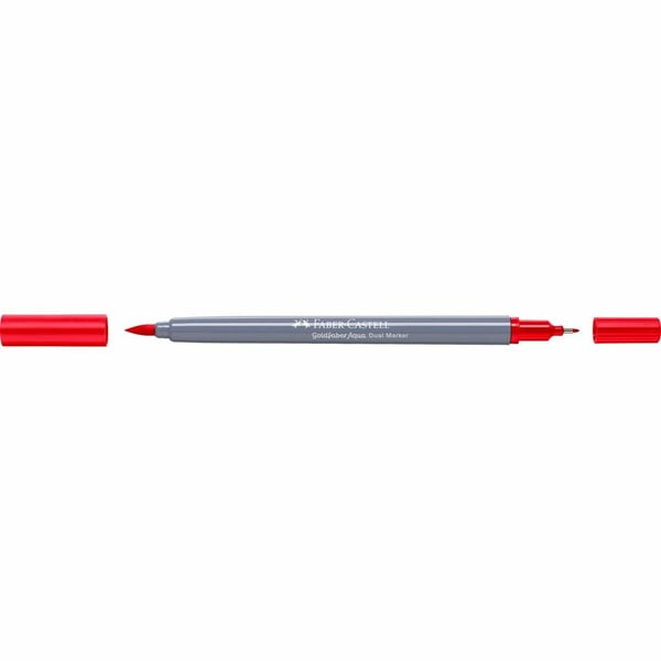 Faber-Castell Goldfaber Aqua Dual fineliner Fin Rød 1 stk
