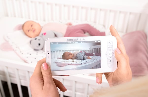 Miniatyrbild 7 av 7: Concept KD4010 övervakningsmonitorer för bebisar 300 m Wi-Fi Multifärg