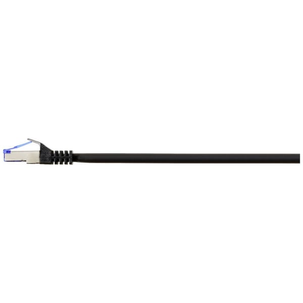 Renkforce RF-5771526 nätverkskablar Svart 0,5 m Cat6a S/FTP (S-STP)