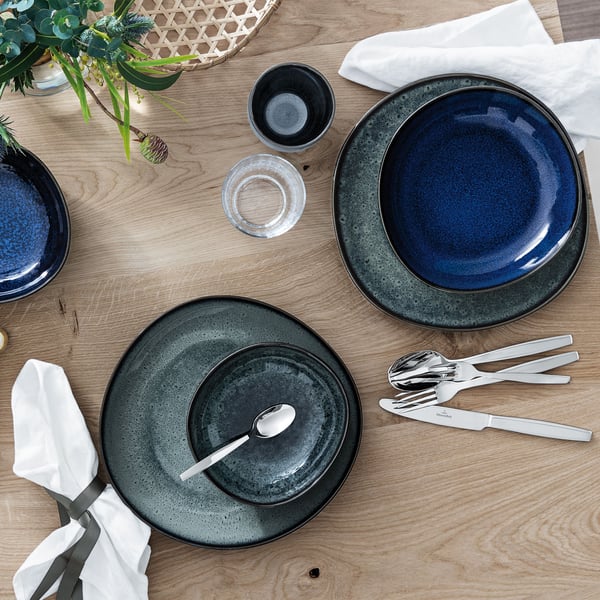 Miniatyrbillede 5 af 5: Villeroy & Boch 1042593810 spiseskål Pastaskål 0,473 L Lertøj Grå 1 stk