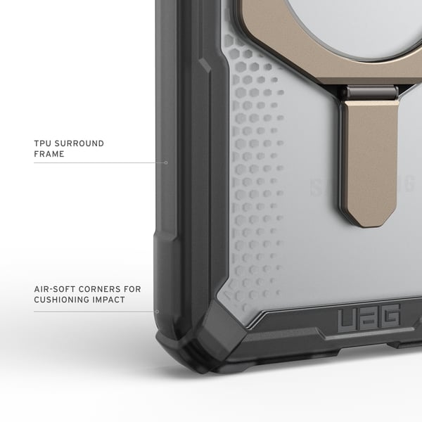 Urban Armor Gear Plasma XTE mobiltelefon etui 16 cm (6.3") Cover Aske, Titanium