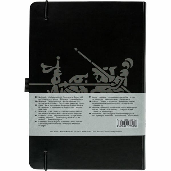 Miniatyrbild 2 av 4: Faber-Castell 10020500 anteckningsböcker A5 194 ark Svart