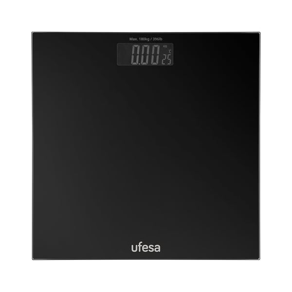 Miniatyrbillede 2 af 5: Ufesa Zurich Sort Elektronisk personlig vægt