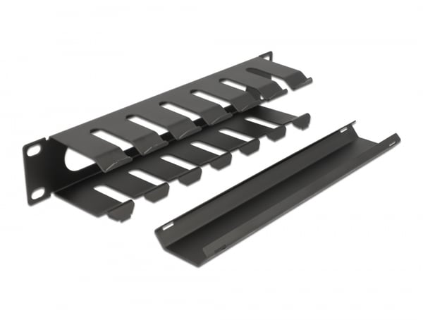 Miniatyrbillede 4 af 4: DeLOCK 66843 tilbehør til rack Kabelbakkepanel