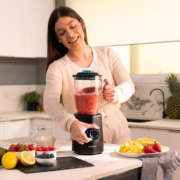 Miniatyrbillede 7 af 7: Cecotec Power Black Titanium 2300Max Bordplade blender 2300 W Sort