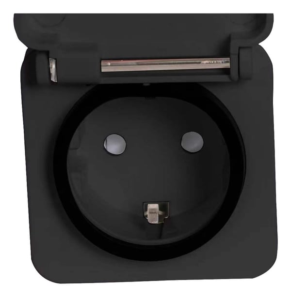 Denver PLO-108 smart plug Musta