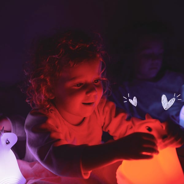 KIDYWOLF KIDYNIGHT babynattlampor Fristående Vit LED