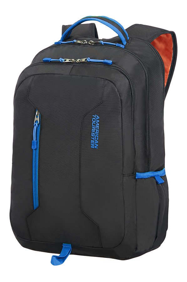 Miniatyrbild 1 av 5: American Tourister Urban Groove SA1748 väskor bärbara datorer 39,6 cm (15.6") Ryggsäcksfodral Svart, Blå