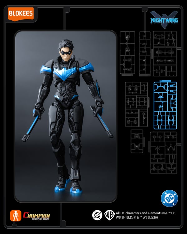 Miniatyrbillede 2 af 13: Blokees DC Nightwing