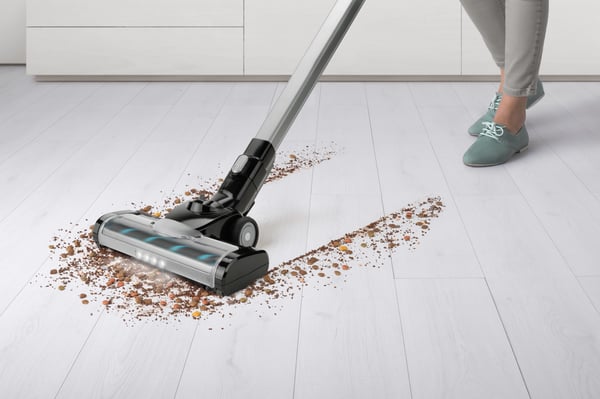 Taurus HVCA7290B Skaftdammsugare Batteri Torr HEPA Utan påse 0,65 l Silver