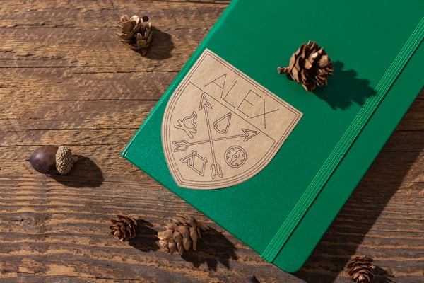 Pikkukuva 5 / 6: Cricut Joy Smart Label itseliimautuva muistilappu Suorakulmio Ruskea 1 arkkia Itsekiinnittyvä