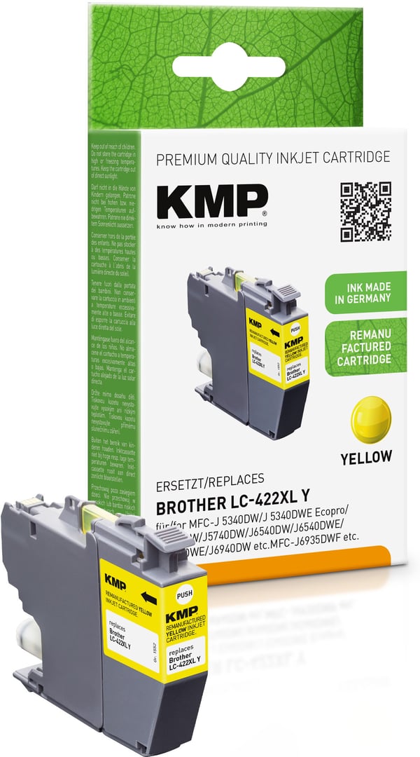 KMP 1552,4009 mustekasetti 1 kpl Alkuperäinen Keltainen