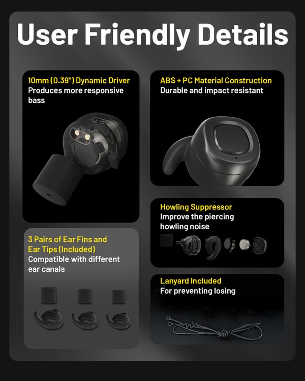 Miniatyrbild 2 av 14: Nitecore NE20 Headset Trådlös Öronkrok Bluetooth Svart