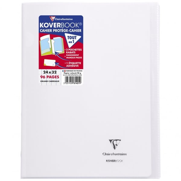 Miniatyrbillede 5 af 16: Clairefontaine 981401C blok og notesblok 48 ark Forskellige farver