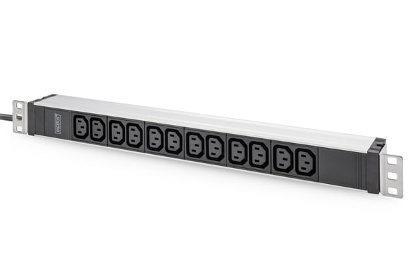Miniatyrbillede 1 af 4: Digitus DN-95426 strømforsyningsenhed (PDU) 12 AC stikkontakt(er) 1U