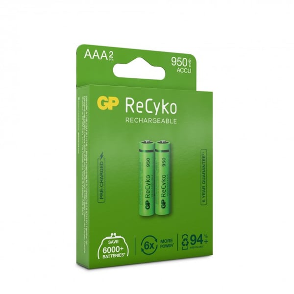 Miniatyrbillede 1 af 4: GP Batteries 100AAAHCE-2WB2 Genopladeligt batteri AAA Nikkel-Metalhydrid (NiMH)
