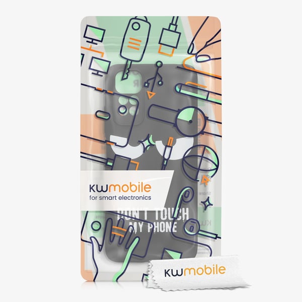 Miniatyrbillede 2 af 7: kwmobile KWM0000151O001C mobiltelefon etui Cover Sort, Hvid