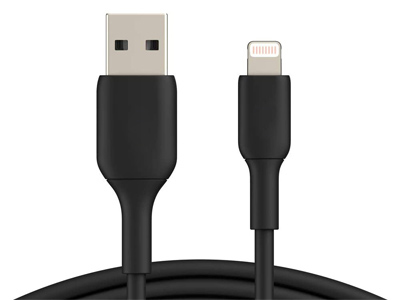 Hamlet XCU2A-LGT200 Lightning kabel 2 m Sort