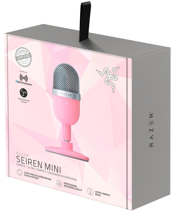 Razer Seiren Mini Rosa Bordsmikrofon