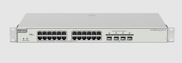 Ruijie Networks RG-NBS3200-24GT4XS-P-V2 netværksswitch Administreret L2+ Gigabit Ethernet (10/100/1000) Strøm over Ethernet (PoE) Grå