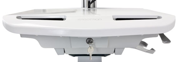 Miniatyrbild 3 av 4: Ergotron StyleView EMR Cart with LCD Pivot Vit Plattskärm Multimediavagn