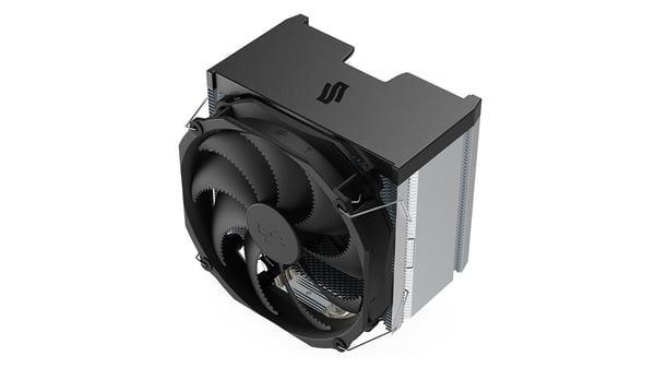 Miniatyrbillede 15 af 15: SilentiumPC Fortis 5 Processor Luftkøler 14 cm Sort, Grå, Stål