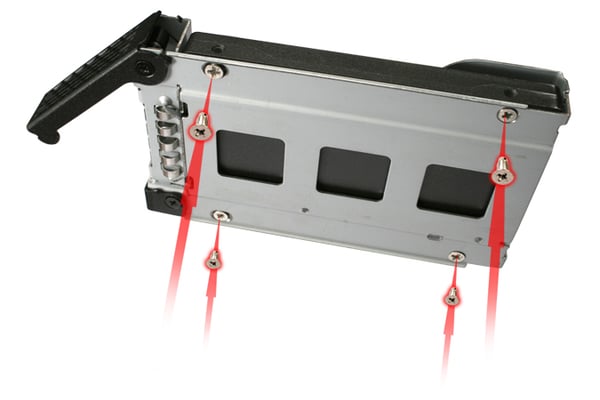 Miniatyrbillede 5 af 7: Icy Dock ICY Dock MB991TRAY-B - Holder til lagerdrev (Caddy)