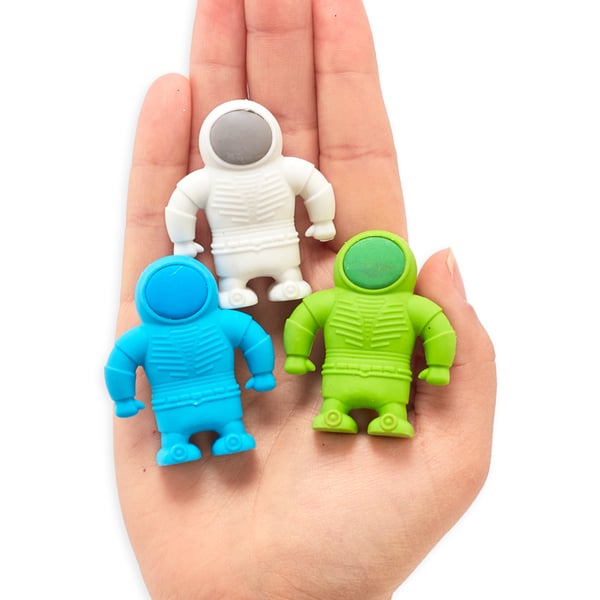OOLY Astronaut pyyhekumi Sininen, Vihreä, Valkoinen 3 kpl