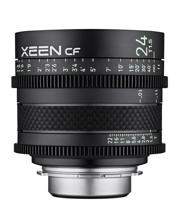 Miniatyrbild 2 av 7: Samyang XEEN CF 24mm T1.5, Sony E MILC Cinema-objektiv Svart