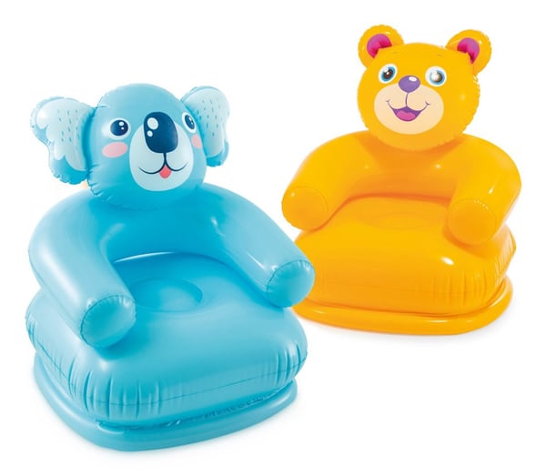 Miniatyrbild 1 av 4: Intex Happy Animal Chair Assortment Fristående stol Blandade färger