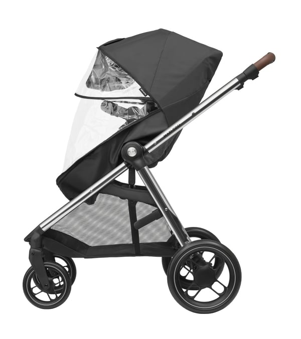 Maxi-Cosi Zelia 3 Luxe Tandem barnevogn 1 sæde(r) Sort, Grå, Sølv