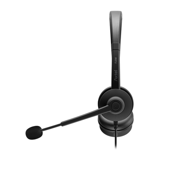 Pikkukuva 5 / 5: Axtel AXH-FLOWUCDC kuulokkeet ja kuulokemikrofoni Langallinen Pääpanta Toimisto/puhelukeskus USB Type-C / USB Type-A Musta